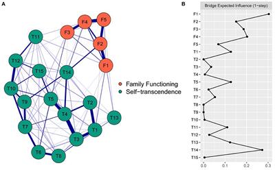 Relationship between family functioning and self-transcendence in patients with breast cancer: A network analysis